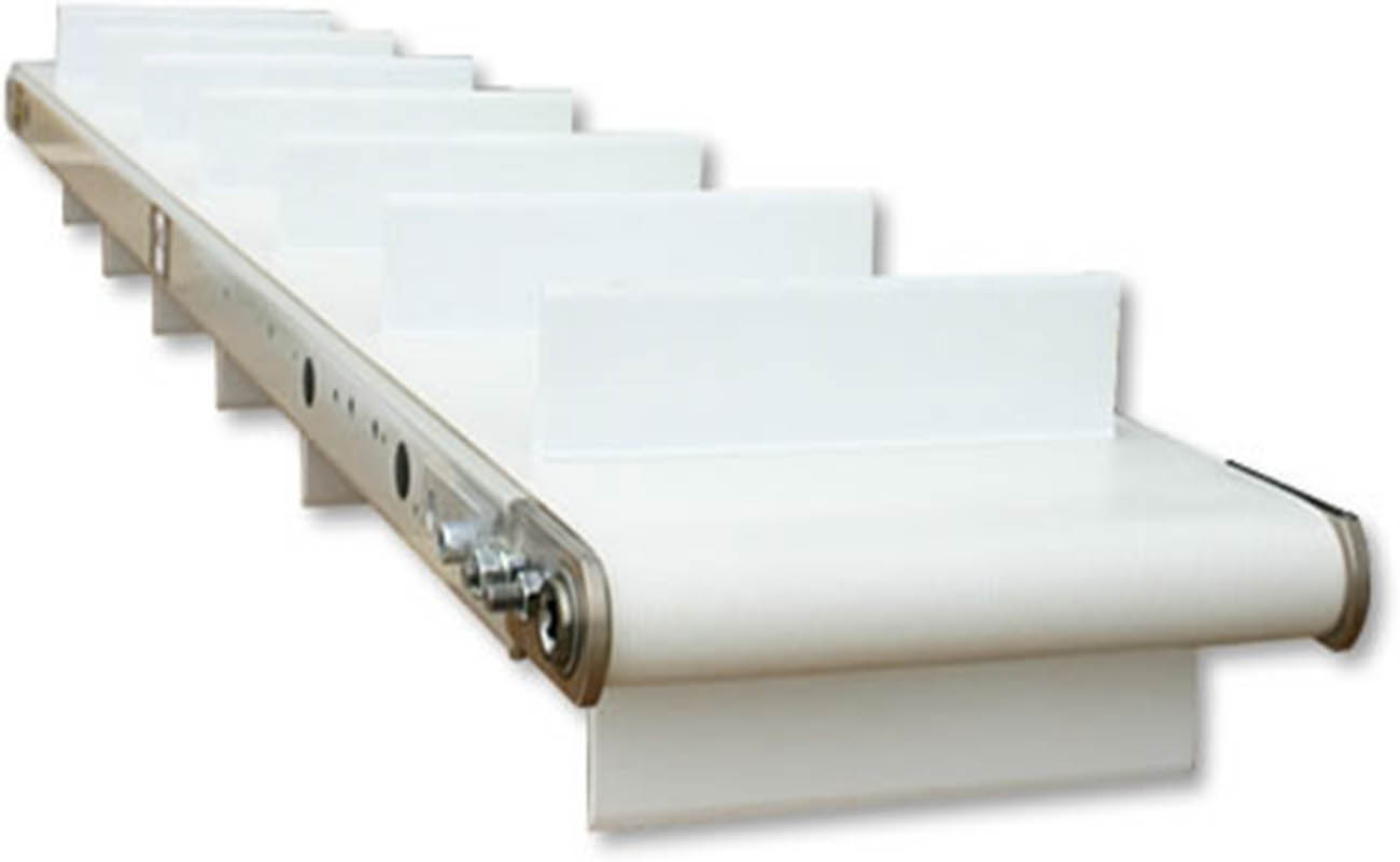 PU白色擋板輸送帶